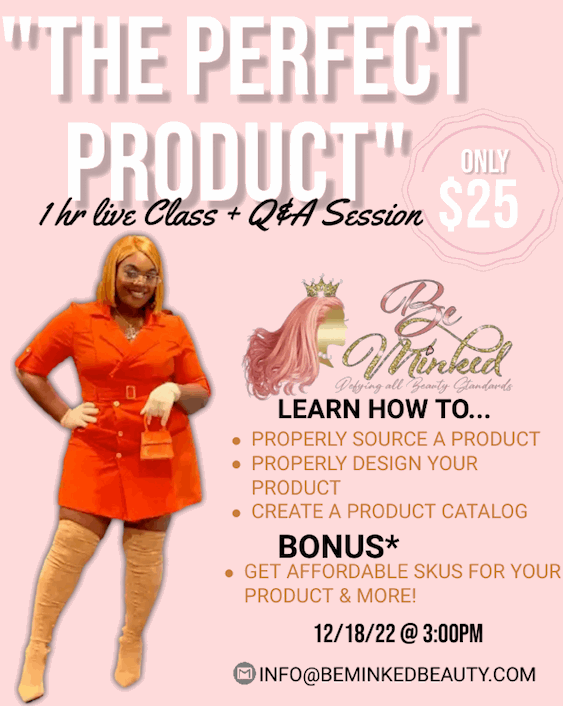 The Perfect Product Live Class