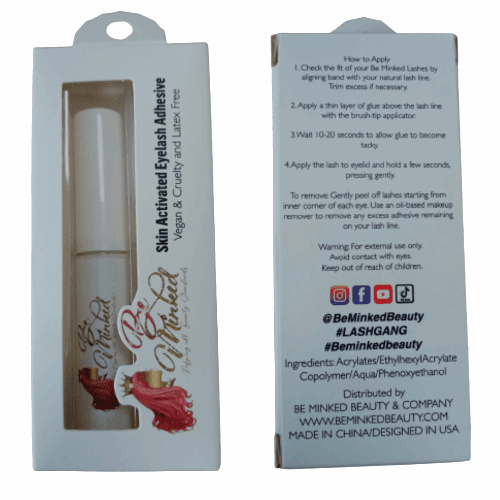 Skin Activated Eyelash Glue - Be Minked Beauty